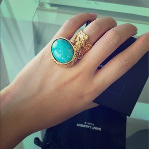 ❌SLOD❌YSL Yves Saint Laurent Arty gold ring size 6